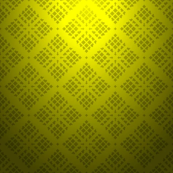 Fond Abstrait Jaune Motif Géométrique Sans Couture Rayé Texturé — Image vectorielle