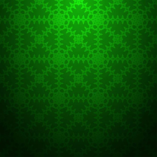 Groene Abstracte Naadloze Geometrische Structuurpatroon Verloop Achtergrond — Stockvector