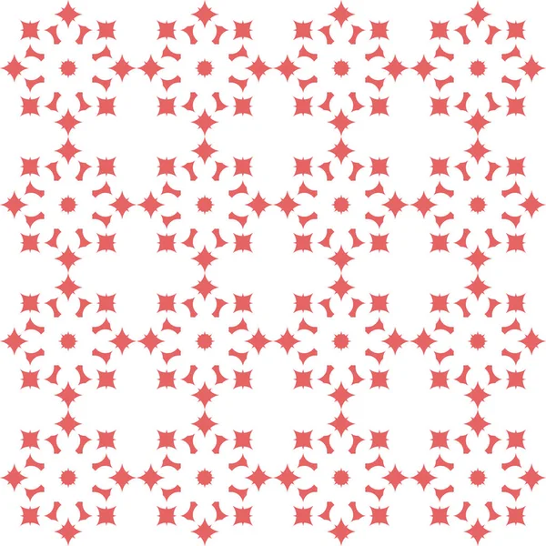 Motif Géométrique Abstrait Rose Sans Couture Sur Fond Blanc — Image vectorielle