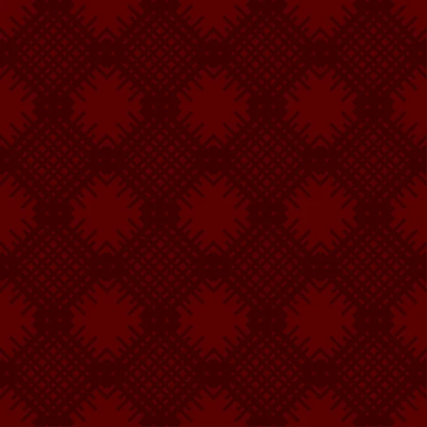 Modèle Sans Couture Vector Red Sur Fond Rouge Foncé Texture — Image vectorielle