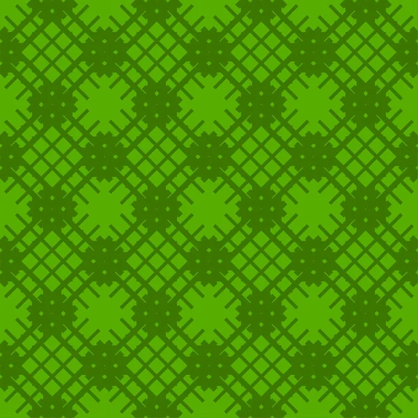 Kireç Soyut Desen Çizgili Yeşil Zemin Üzerine Geometrik Seamless Modeli — Stok Vektör