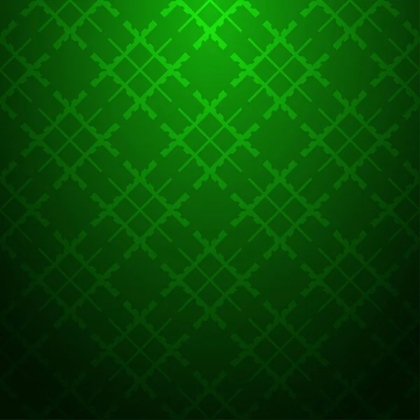 Groene Gestreepte Abstract Getextureerde Naadloze Geometrische Patroon — Stockvector