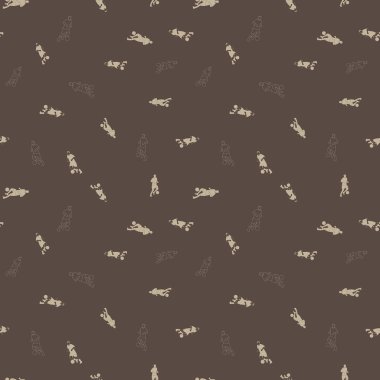 Futbol oyuncu Dikişsiz desen arka plan.