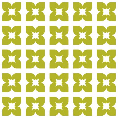 Sarı soyut geometrik desen, beyaz arka plan üzerinde soyut geometrik desen