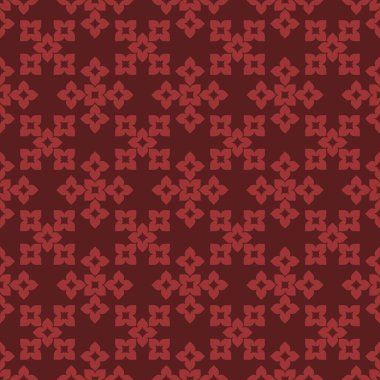 Pembe soyut geometrik seamless modeli koyu kırmızı zemin üzerine