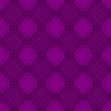 Vektör seamless modeli. Modern şık doku. Geometrik oyma yinelenen. Çağdaş grafik tasarım. Mor renk arka plan.