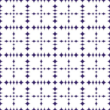 Indigo soyut desen çizgili beyaz zemin üzerine geometrik seamless modeli dokulu