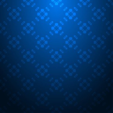 Donanma soyut geometrik seamless modeli koyu mavi degrade arka plan üzerinde