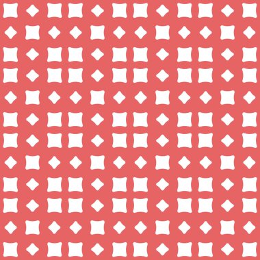Pembe soyut geometrik Dikişsiz desen beyaz arka plan üzerinde