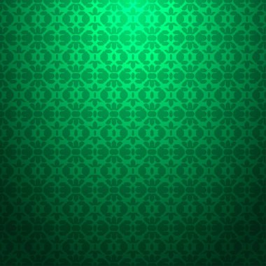 Yeşil soyut Dikişsiz dokulu geometrik desen degrade arka plan üzerinde