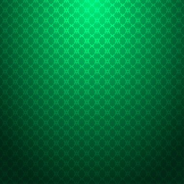 Yeşil soyut Dikişsiz dokulu geometrik desen degrade arka plan üzerinde