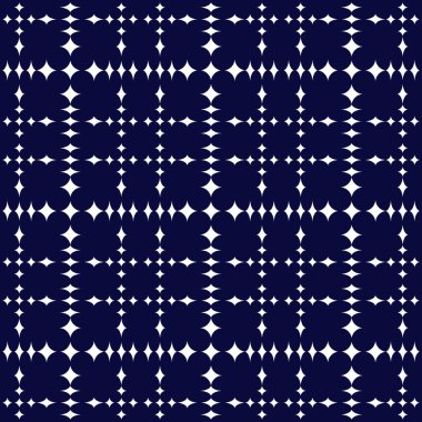 Donanma soyut geometrik Dikişsiz desen beyaz arka plan üzerinde