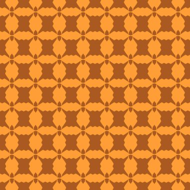 Turuncu arka plan, şeritli geometrik seamless modeli dokulu