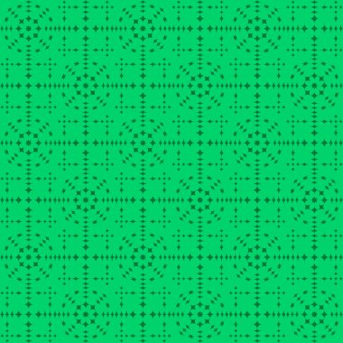 Yeşil soyut Dikişsiz dokulu geometrik desen koyu yeşil zemin üzerine