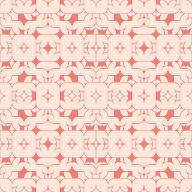 Pembe soyut geometrik Seamless Modeli