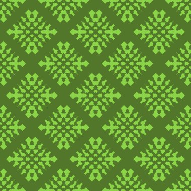 Kireç soyut desen çizgili yeşil zemin üzerine geometrik seamless modeli dokulu