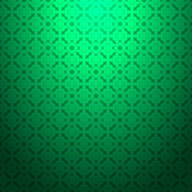 Çizgili yeşil arka plan koyu alt gradyan ile geometrik seamless modeli dokulu