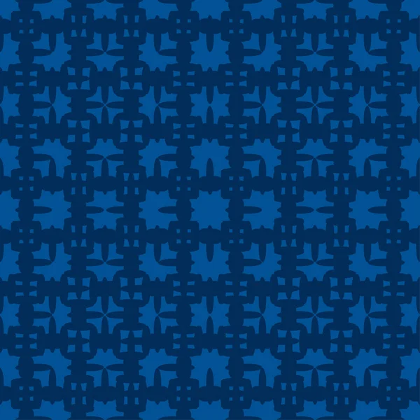 Fundo Abstrato Listrado Texturizado Padrão Sem Costura Geométrica Azul — Vetor de Stock