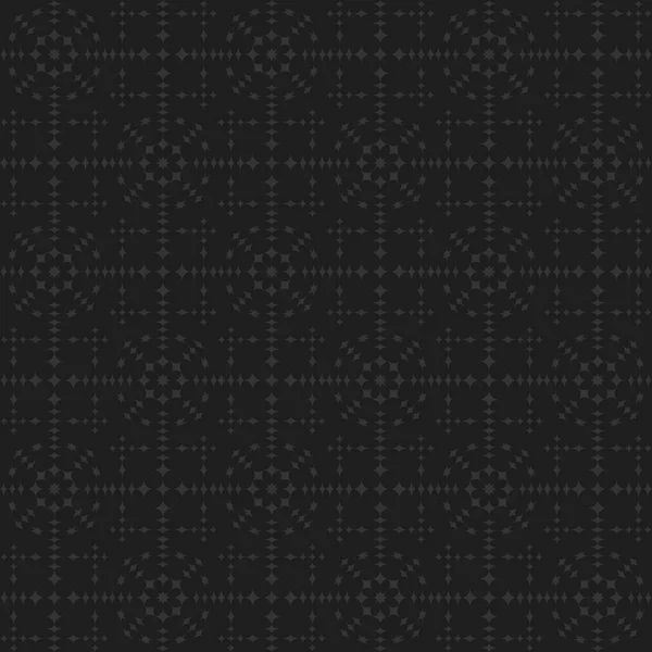 Gris Foncé Abstrait Rayé Motif Géométrique Texturé Sur Fond Noir — Image vectorielle