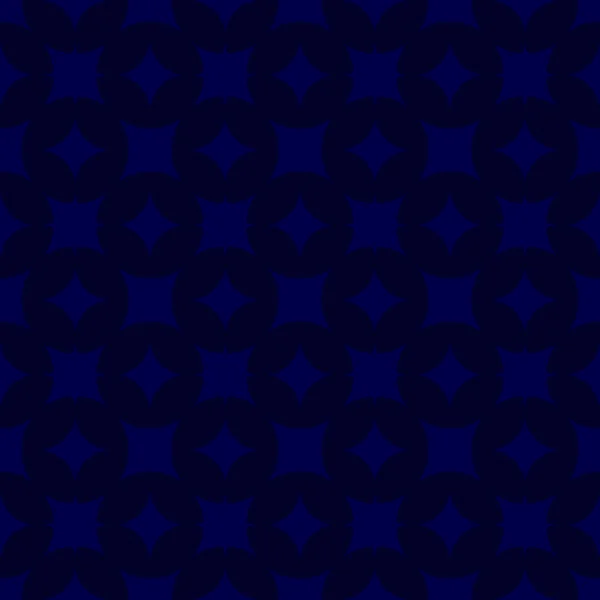 Marine Abstracte Geometrische Naadloze Patroon Donker Blauwe Achtergrond — Stockvector
