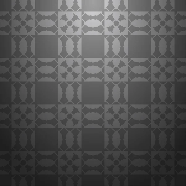 Gris Abstracto Rayado Patrón Geométrico Texturizado Con Gradiente Fondo Oscuro — Vector de stock