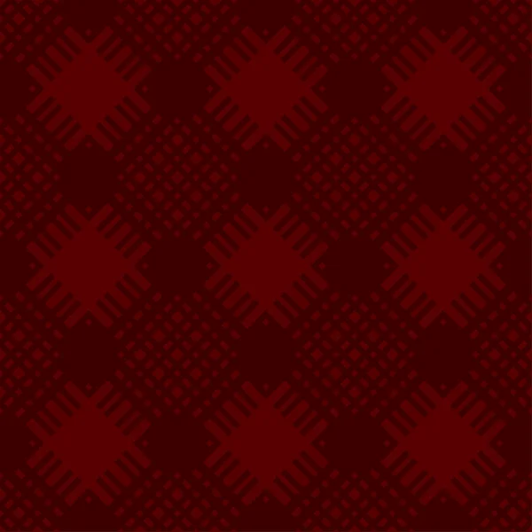 Modèle Sans Couture Vector Red Sur Fond Rouge Foncé Texture — Image vectorielle