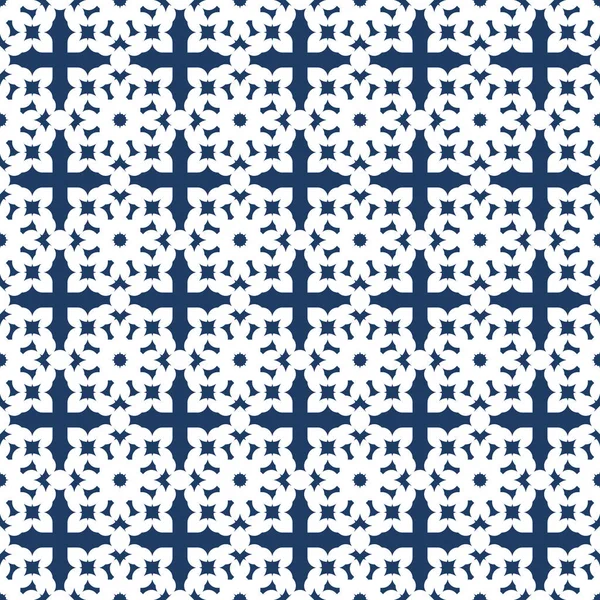 Fond Abstrait Rayé Motif Géométrique Sans Couture Bleu Texturé — Image vectorielle