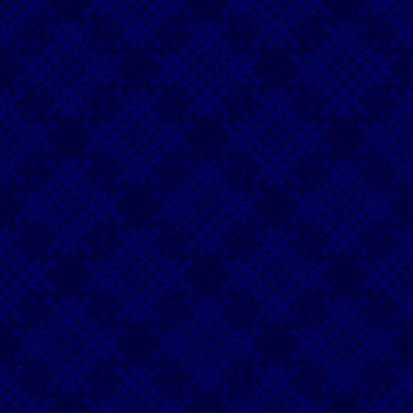 Abstrakt Bakgrund Randig Texturerat Blå Geometriska Sömlösa Mönster Svart — Stock vektor