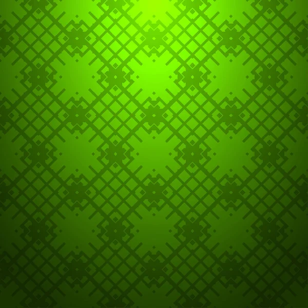 Patrón Abstracto Cal Sobre Fondo Verde Patrón Sin Costuras Geométrico — Vector de stock