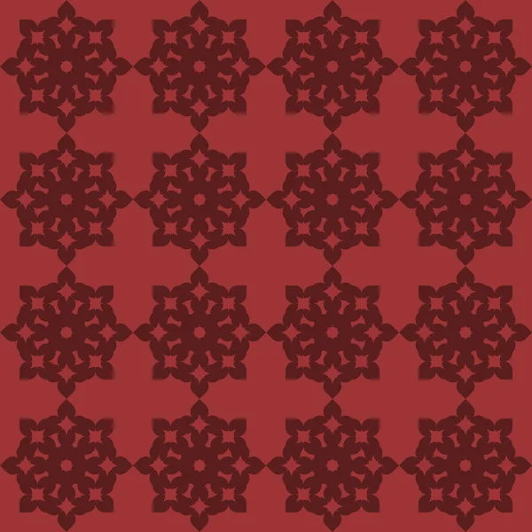 Růžová Abstraktní Geometrické Bezešvé Vzor Tmavě Červeném Pozadí — Stockový vektor