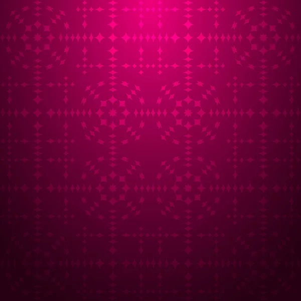 Magenta Motif Abstrait Sur Fond Dégradé Sombre — Image vectorielle