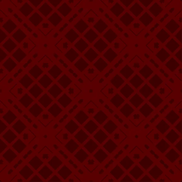 Modèle Sans Couture Vector Red Sur Fond Rouge Foncé Texture — Image vectorielle