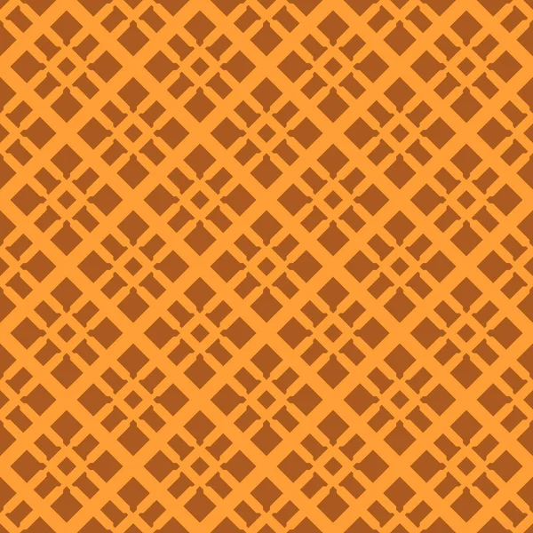Oranžové Pozadí Abstraktní Prokládané Texturou Geometrický Vzor Bezešvé — Stockový vektor