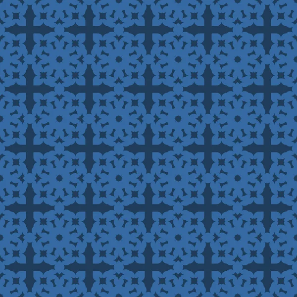 ストライプの抽象的な背景テクスチャ ブルー幾何学的シームレス パターン — ストックベクタ