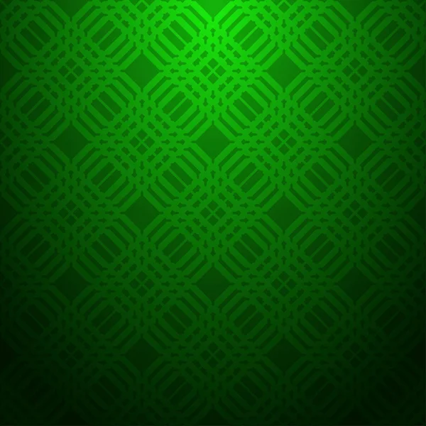 Groene Abstracte Achtergrond Gestreepte Textuur Geometrische Naadloze Patroon — Stockvector