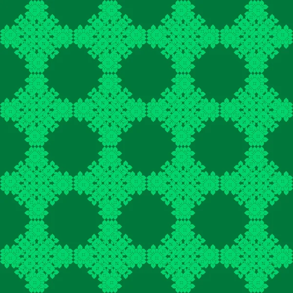 Zielony Abstrakcja Bezszwowe Teksturowanej Wzór Geometryczny Ciemne Tło Zielony — Wektor stockowy