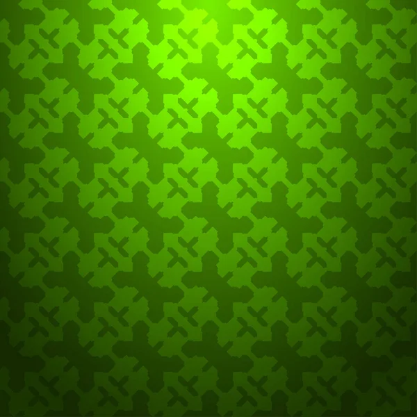石灰抽象图案在绿色梯度背景 条纹纹理几何无缝图案 — 图库矢量图片