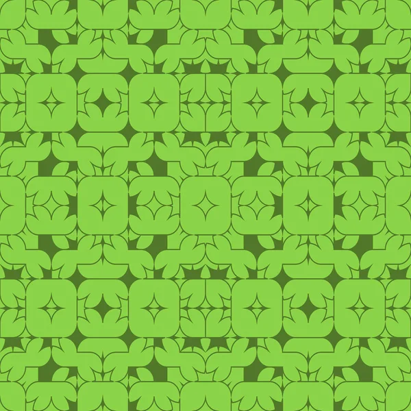 Patrón Abstracto Cal Sobre Fondo Verde Patrón Sin Costuras Geométrico — Vector de stock