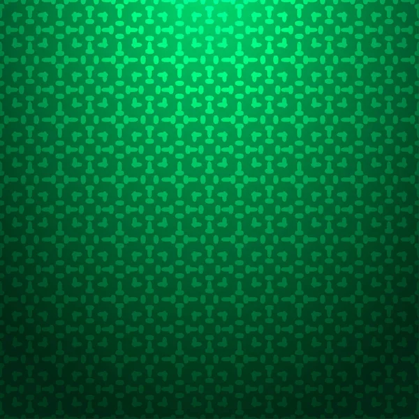 绿色抽象背景 带条纹纹理的几何无缝图案与黑暗的底部渐变 — 图库矢量图片