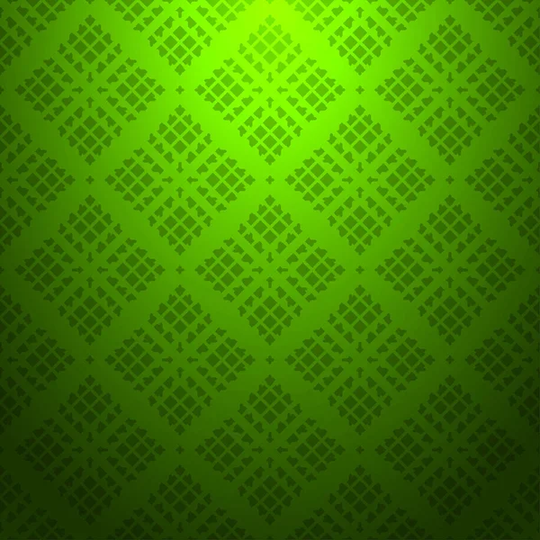 Patrón Abstracto Cal Sobre Fondo Verde Patrón Sin Costuras Geométrico — Vector de stock