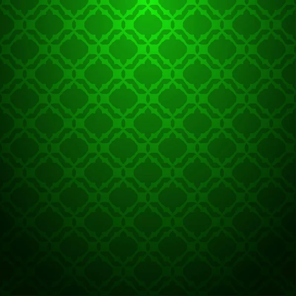 Groene Abstracte Naadloze Geometrische Structuurpatroon Verloop Achtergrond — Stockvector