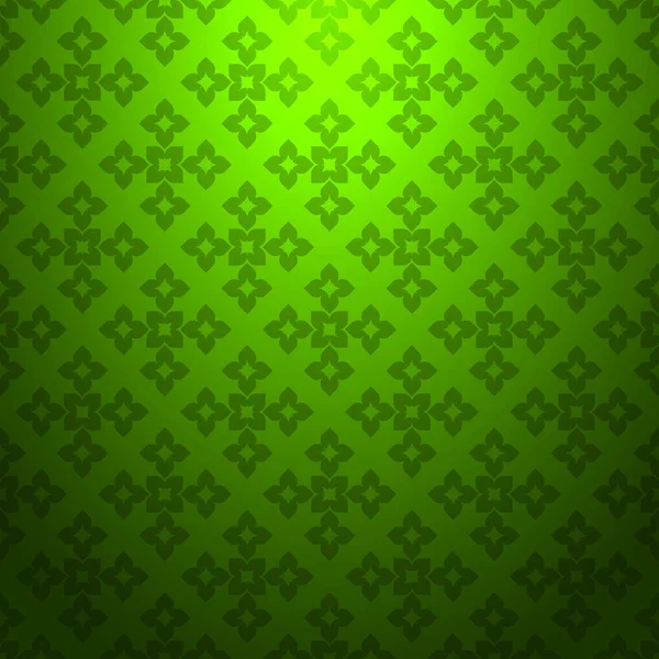 Modèle Abstrait Chaux Sur Fond Vert Motif Géométrique Sans Couture — Image vectorielle