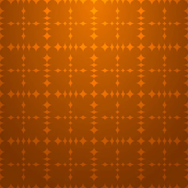 Oranje Abstracte Geometrische Naadloze Patroon Donkere Oranje Achtergrond — Stockvector