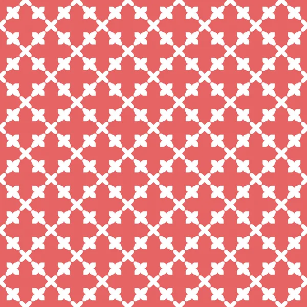 Roze Abstracte Geometrische Naadloze Patroon Witte Achtergrond — Stockvector