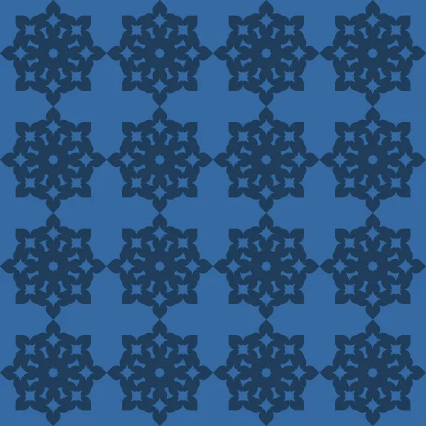 Абстрактний Фон Смугастий Текстурований Синій Геометричний Безшовний Візерунок — стоковий вектор