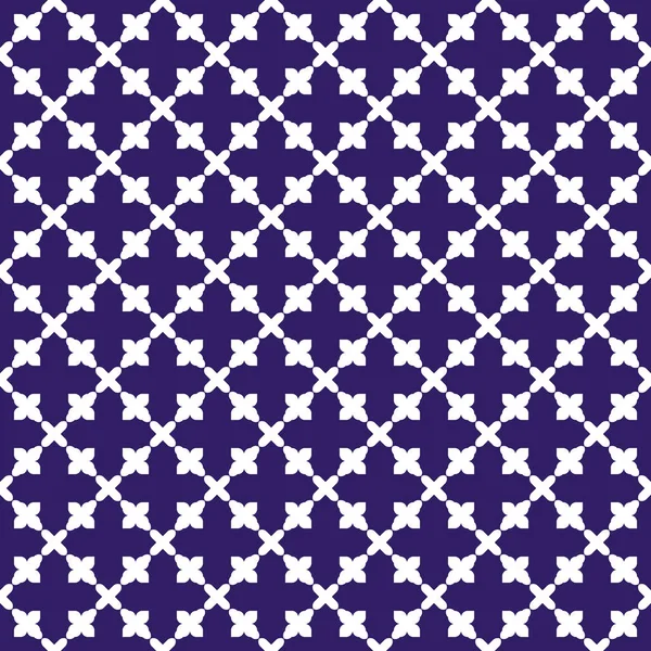 Indigo Motif Abstrait Sur Fond Blanc Rayé Motif Géométrique Sans — Image vectorielle