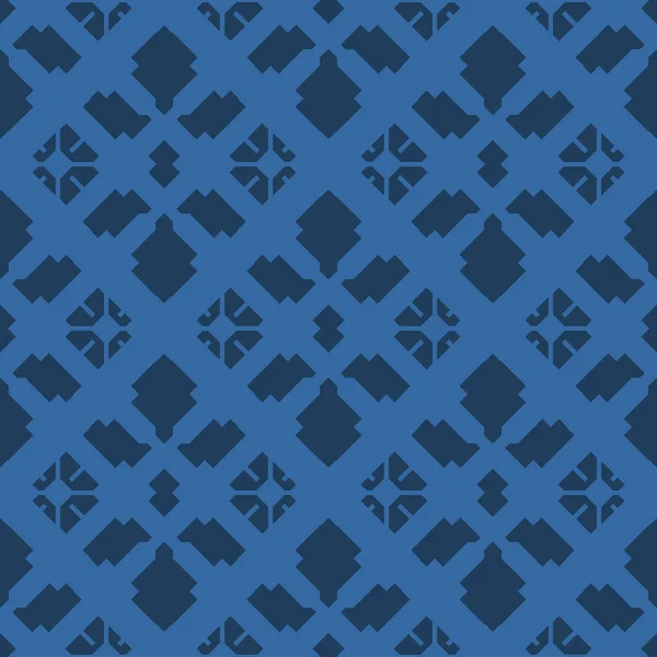 Bleu Fond Abstrait Rayé Motif Géométrique Sans Couture Texturé — Image vectorielle