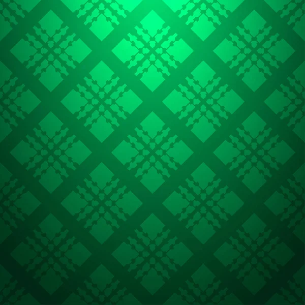 ストライプ緑抽象的なテクスチャ幾何学的シームレス パターン — ストックベクタ