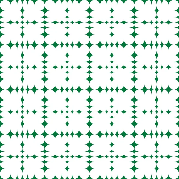 Modèle Géométrique Texturé Abstrait Vert Sans Couture Sur Fond Blanc — Image vectorielle