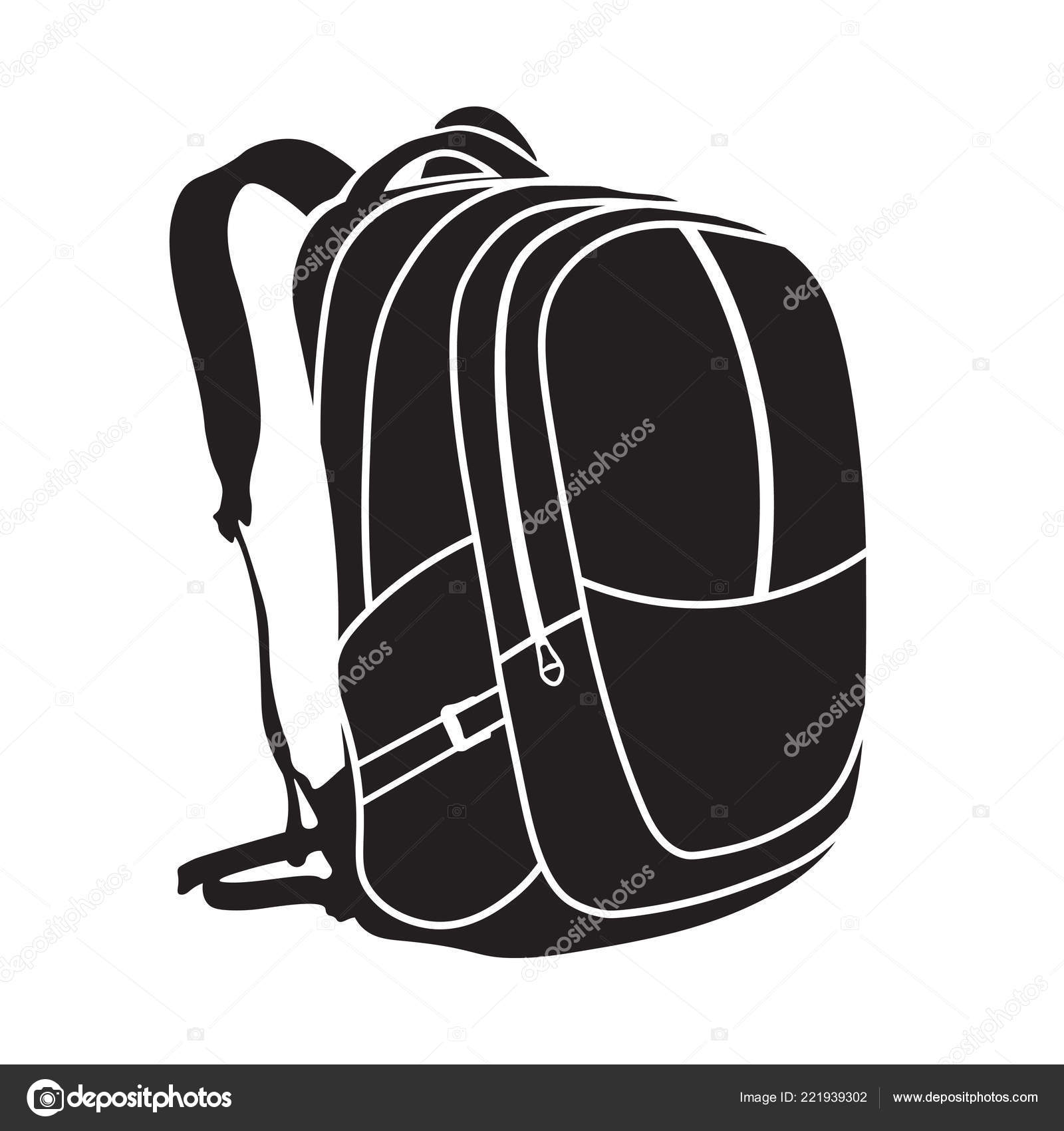 School Bagchildren School Bagschool Bag Line Stock Vector (Royalty Free)  1891427998 | Shutterstock